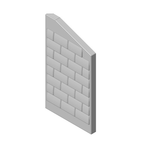 Šamotová deska boční levá TEIDE